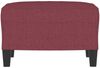 vidaXL Fußhocker Weinrot 60x50x41 cm Stoff 349333 Bild 3