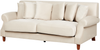 3-Sitzer Sofa Samtstoff hellbeige EIKE Bild 4