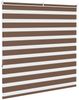 vidaXL Doppelrollo Braun 145x150 cm Stoffbreite 140,9 cm Polyester 4014348 Bild 4