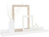 vidaXL Wandregale 4 Stk. Weiß 40x9x3 cm 326660 Bild 3