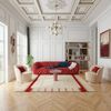 Gabbeh Teppich - Loribaft Softy - Aurora Flair 200 x 200 cm - beige - quadratisch Bild 2