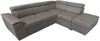HTI-Living mit Ottomane rechts Grau Couch Sandy Bild 2