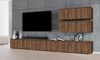 AX LIVING Lowboard TV modern Loriano Wohnwand 300 cm stehend Nussbaum Warmia Bild 2