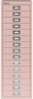 Bisley MultiDrawer™, 39er Serie, DIN A4, 15 Schubladen, Farbe pastellpink Bild 3