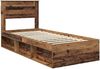 vidaXL Bettrahmen Altholz 90 x 190 cm Massives Kiefernholz 3409805 Bild 4