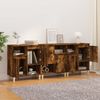 vidaXL Sideboards 3 Stk. Räuchereiche 60x35x70 cm Holzwerkstoff 3185740 Bild 3