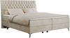 Boxspringbett mit 2 Bettkästen Matratze und Topper - MILEN - 120x200cm - Beige Velours - H3 Bild 3