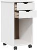 vidaXL Rollschrank Weiß 34 x 39 x 65,5 cm Massives Kiefernholz 42028353 Bild 4