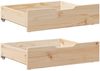 vidaXL Bettschubladen mit Rollen 2 Stk. 75x55x17 cm Massivholz Kiefer 850932 Bild 1