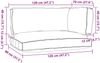 vidaXL Palettenkissenset 3 pcs Anthrazit Oxford-Stoff 3329089 Bild 4