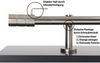 Deco-Raum® Gardinenstange Zylinder 25mm 1-läufig | Länge: 420cm | Material: Metall | Farbe: Bild 3