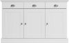 Sideboard >Motala< in Weiß - 125x80x35cm (BxHxT) Bild 3