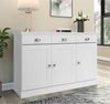Sideboard >Motala< in Weiß - 125x80x35cm (BxHxT) Bild 2