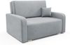 Sofa Juno II 135x85 cm 2-Sitzer, Schlafsofa mit Schlaffunktion und Bettkasten, Kissen inklusive - Curio 70 Bild 2