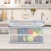 Relaxdays Transparente Transportbox mit Deckel Bild 5