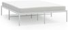 vidaXL Bettgestell Metall Weiß 140x190 cm 350913 Bild 2