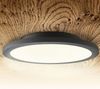 Heitronic 501241 LED Wand- und Deckenleuchte Tella anthrazit rund 3000K Bild 3