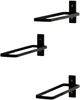 DanDiBo Weinregal Wand Metall Schwarz 3er Set Weinflaschenhalter 96714 Weinhalter Flaschenregal Flaschenhalter Bild 3