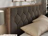 Polsterbett mit Bettkasten LARINO CLASSIC 180 x 200 cm Lattenrost und Gasdruckfedern, stabiles Bettgestell, modernes Design - Braun Velvet Bild 4