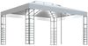 Gartenpavillon, Pavillon mit LED-Lichterkette 4x3x2,7 m Weiß Bild 2