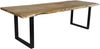 Esstisch Baumkante Akazie massiv eichenfarben 260 x 100 U-Gestell schwarz CALI 142460660 Bild 2
