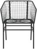 vidaXL Gartenstühle 2 Stk. Schwarz Poly Rattan 369098 Bild 5