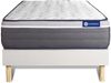 Actiflex plus matratze 90x200cm + Bettgestell mit lattenrost , Härtegrad 5 , Taschenfederkern und Memory-Schaum , Höhe : 26 cm Bild 1