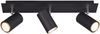 LED Deckenstrahler Metall Schwarz 3-flammig, Breite 48cm Bild 2