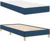 vidaXL Boxspringbett mit Matratze Blau 90 x 200 cm Stoff 3398541 Bild 5