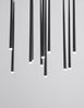 Nova Luce 9601012 GIONO LED Pendelleuchte 12-flammig 3000K Schwarz Bild 5