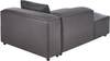 Rechtsseitige Chaiselongue BRANDE Stoff Schwarz Bild 5