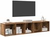 vidaXL TV-Schrank Set Wandmontiert 2 pcs Altholz Holzwerkstoff 3393171 Bild 3