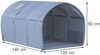 Tunnelzelt Kubby Blau 100 x 80 cm mit Fenster Vitalispa Bild 2