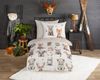 Good Morning Kids Flanell Bettwäsche 135x200 Sven Tierbabys Wildtiere beige 32079 Bild 5