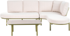 POLLINA 4-Sitzer Gartensofa mit Tisch Grün Metall Bild 4