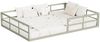Bodenbett aus Metall Minno Greige 205 x 145 cm ohne Matratze Vitalispa Bild 5