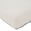 Estella Samt Velours Spannbetttuch 90x190 - 100x200 cm elfenbein (110) Bild 5