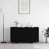 vidaXL Sideboard Schwarz Eichen-Optik 135 x 41 x 75 cm Holzwerkstoff 3333895 Bild 4