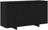 vidaXL Sideboard Schwarz Eichen-Optik 135 x 41 x 75 cm Holzwerkstoff 3333895 Bild 2