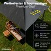 STEELSØN 'Lyrion' Sonnenschirm 300x300 cm quadratisch, neigbar und 360-Grad drehbar, anthrazit, Ampelschirm inkl. Abdeckung, UV50+ Bild 5