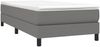 vidaXL Polsterbett, Stoff, 25,0 cm, Dunkelgrau, 100x200 cm, mit Lattenrost, Schwarz Bild 3