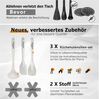 HOMELUX Topf-Set Induktions Töpfe Set Classic Antihaftbeschichtung Kochtopfset, Aluminium (Kochgeschirr-Set, 15-tlg, 3x Kochtopf, 2x Bratpfanne,1x Saucentopf,4x Glasdeckel,5x Zubehör), Induktionsgeeignet Bild 2