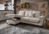Polsterecke >Rube< Schlaffunktion, Stauraum, Cord beige - 240x92x150cm (BxHxT) Bild 4