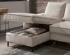 Polsterecke >Rube< Schlaffunktion, Stauraum, Cord beige - 240x92x150cm (BxHxT) Bild 5