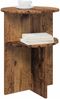 vidaXL Beistelltisch mit Speicher Altholz Ø 39,5 x 55 cm Holzwerkstoff 8001026 Bild 3