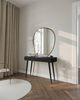 Selsey 'Ovarlo' Schminktisch mit 2 Schubladen, schwarz, ca. 78 x 113 x 38 cm Bild 3