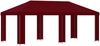 vidaXL Garten Pavillon 6 x 3 m Bordeauxrot Polyester und Stahl 190 3376017 Bild 2