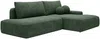 Vente-unique - DAVISO Sofa Stoff Grün - B 164 cm x H 87 cm x L 276 cm Bild 3