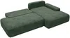 Vente-unique - DAVISO Sofa Stoff Grün - B 164 cm x H 87 cm x L 276 cm Bild 4
