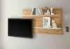 Wohnwand 360 cm Eiche Weiss 3-teilig Nr 16 BOSTON + Beleuchtung Bild 3